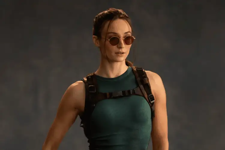 Sophie Turner's first look revealed as Lara Croft from 'Tomb Raider' reboot series