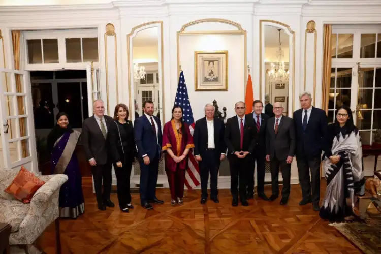 Indian Envoy holds bilateral talks with 12 Members of US House of Representatives