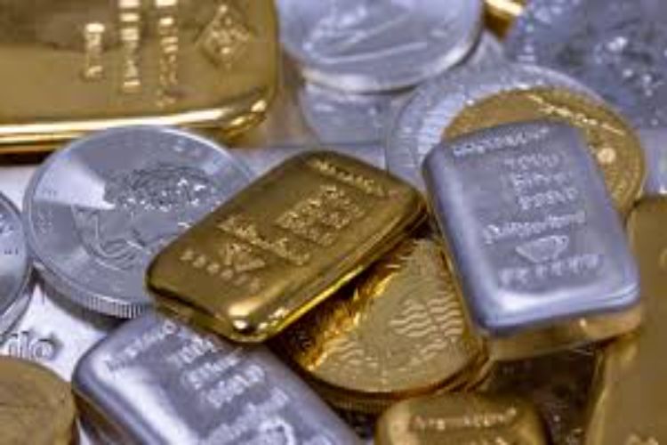Record rise in gold, silver futures halted, decline