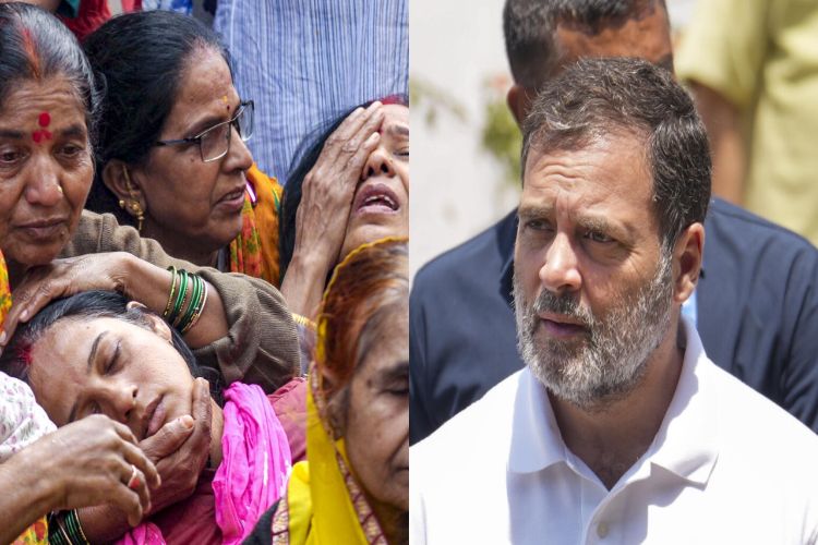Rahul Gandhi meets victims of contaminated drinking water crisis in Indore