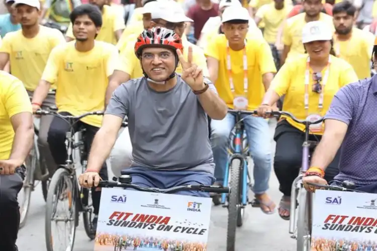 Union Sports Minister Mandaviya to attend 57th edition of Fit India Sundays on cycle in Gondal