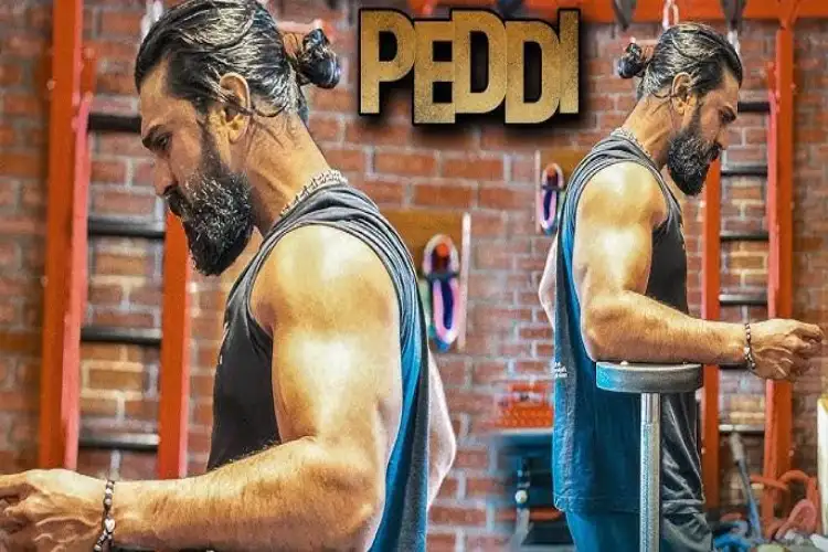 Ram Charan shares intense workout look for 'Peddi,' fans call him 