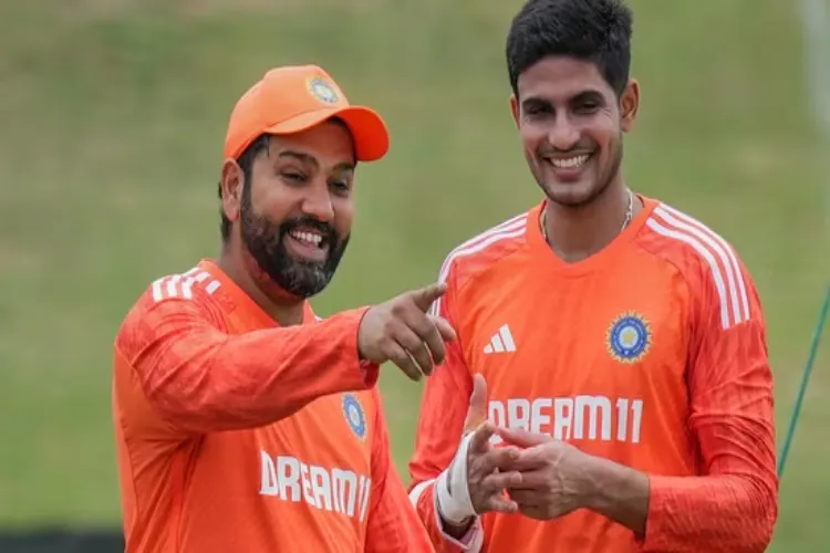 Shubman Gill defended Rohit Sharma, saying he is in excellent form.