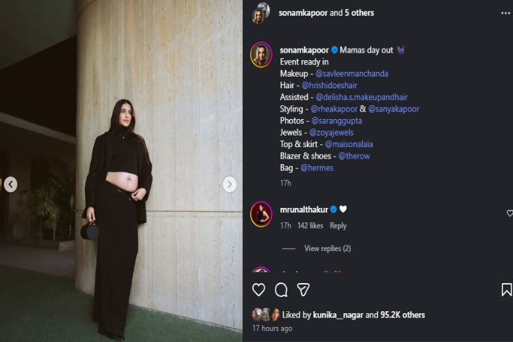 Sonam Kapoor flaunts her baby bump, announces her second pregnancy in a stylish manner