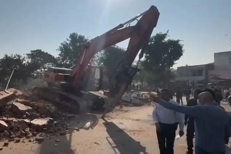 Ahmedabad: AMC clears encroachments near Vatva lake, demolishes around 450 illegal structures