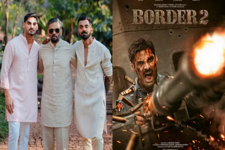 KL Rahul entered the 'Border 2' trend, showing support for his brother-in-law Ahan Shetty.