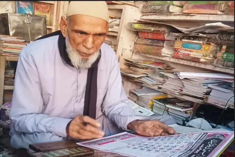 Where people still write time with their own hands: The Kota Calendar of Jaipur.