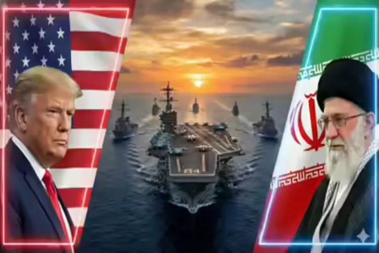 Trump sends large fleet of warships to monitor Iran.