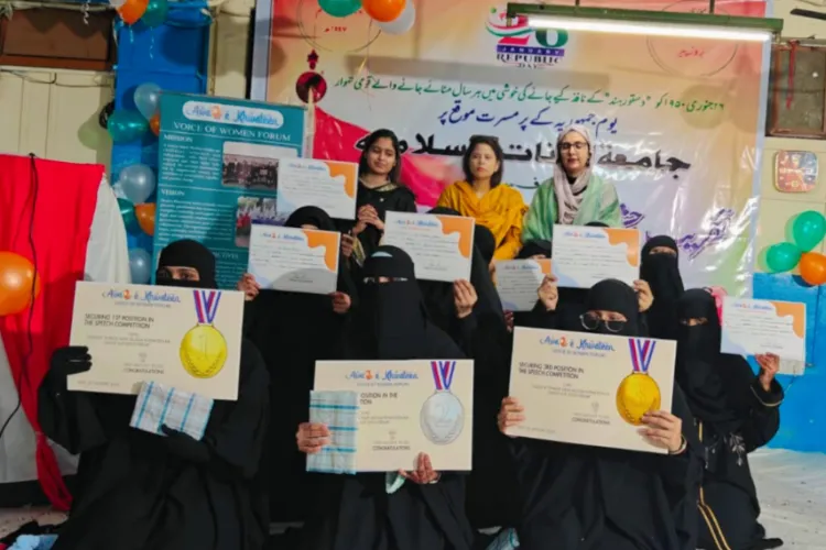 The Voice of Women initiative promoted women's empowerment on the 77th Republic Day.