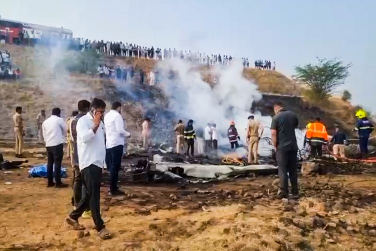 Maharashtra Deputy Chief Minister Ajit Pawar among six others killed in plane crash in Pune