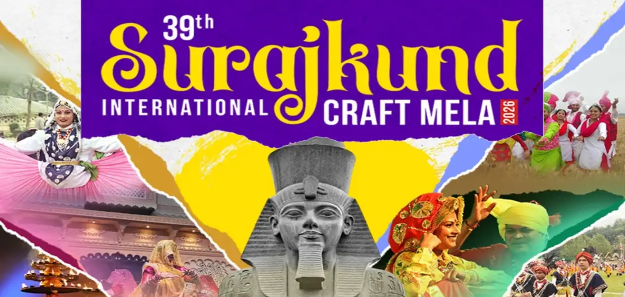 39th Surajkund International Crafts Fair 2026: A world of culture unfolds in the lap of the Aravalli hills; Egypt is the official partner.