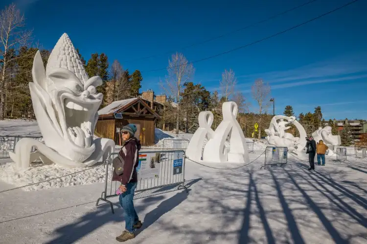 Team Snow India contributed to the progress of young Muslim artists from Kashmir by winning a bronze medal and the People's Choice Award at the Breckenridge International Snow Sculpture Championship 2026.
