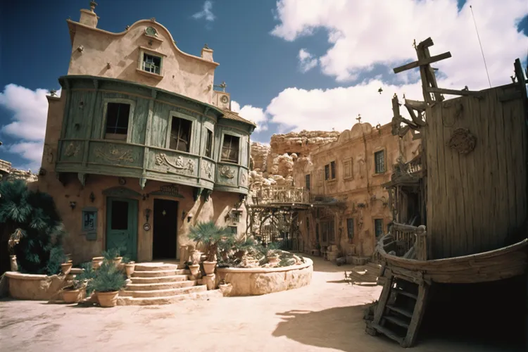 A dream of solid hopes amidst makeshift homes.