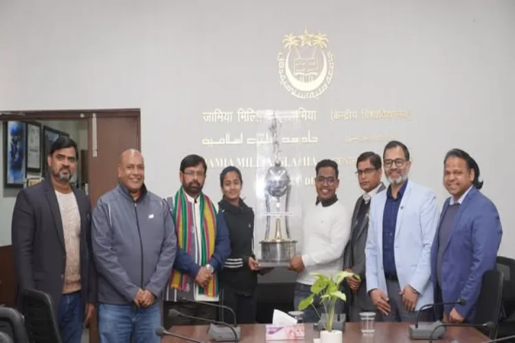 Jamia Millia Islamia wins the 'State Champion' title for the second consecutive time at the 46th Delhi State Archery Championship.