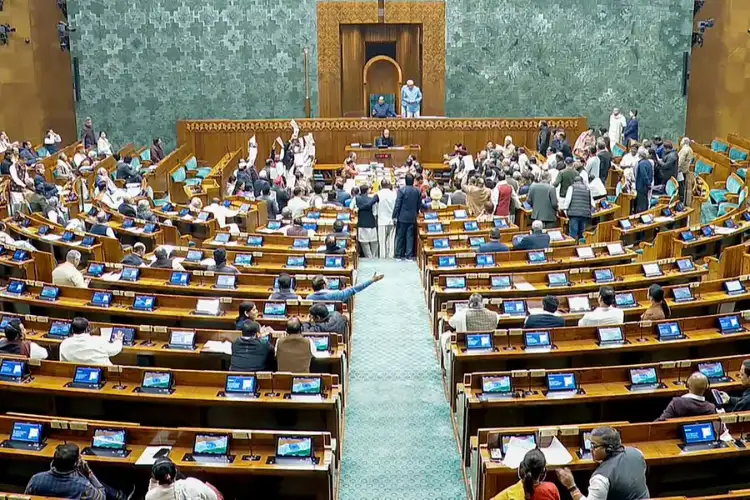 Ruckus by Opposition parties leads to Lok Sabha adjournment till 12 noon