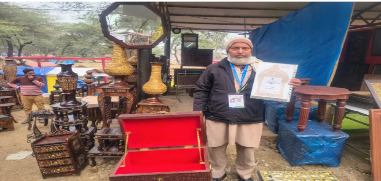 Zaheer, who has earned national recognition in wood carving, is now on his way to becoming a guru.