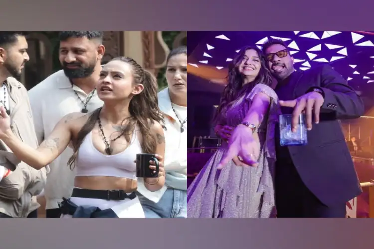 The 50: Divya Agarwal's team hits back at Bhavya Singh's 'separate living' claims with husband Apurva Padgaonkar; calls it 