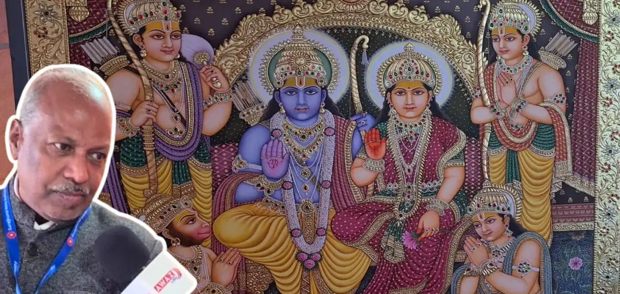 Paintings adorned with 24-carat gold, craftsman Gopal Prasad Sharma's works travel from Jaipur to the world.