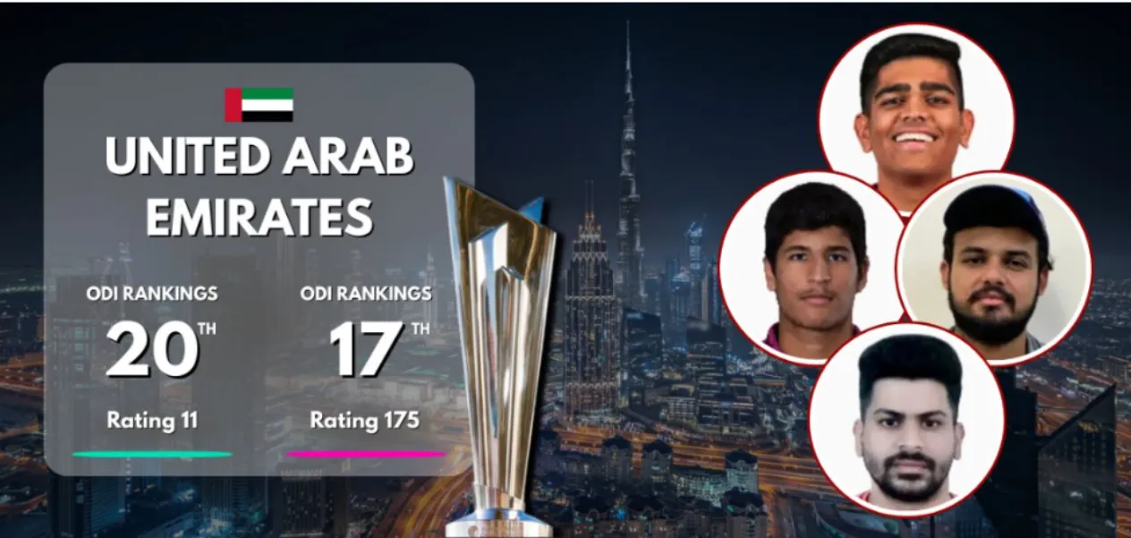UAE team's unique identity in T20 World Cup, big responsibility on Indian origin players