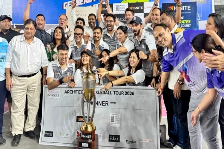 Architect Pickleball Tournament 2026 concludes with high-voltage final in Mumbai