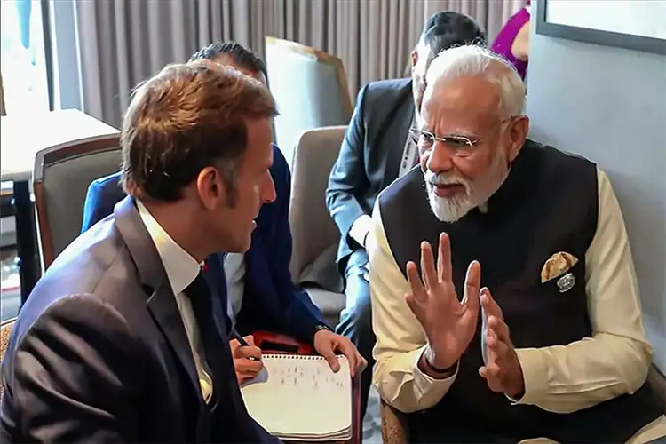Macron lauds India's digital transformation, pioneering role in technology governance at AI Impact Summit