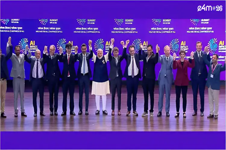 PM Modi unveils MANAV Vision for ethical, inclusive AI governance at India AI Impact Summit