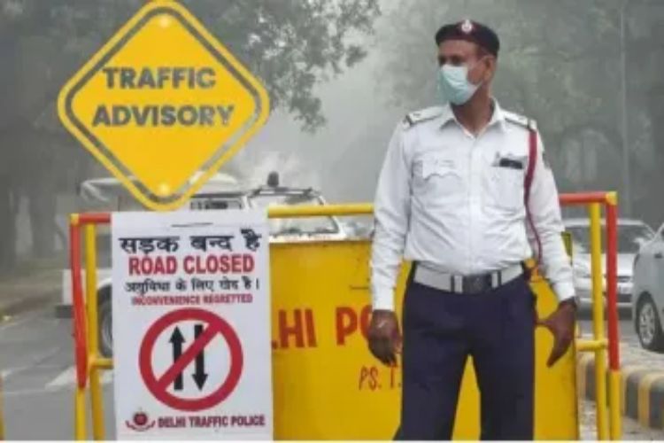 Traffic restrictions imposed in Delhi, advisory issued for commuters