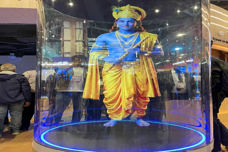 AI and hologram technology gave digital avatars to 'Arjuna' and 'Lord Krishna' from the Mahabharata.
