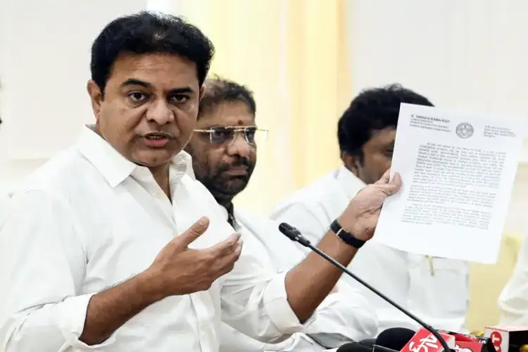 Absolutely deplorable that Youth Congress used AI summit for petty political theatrics: KTR
