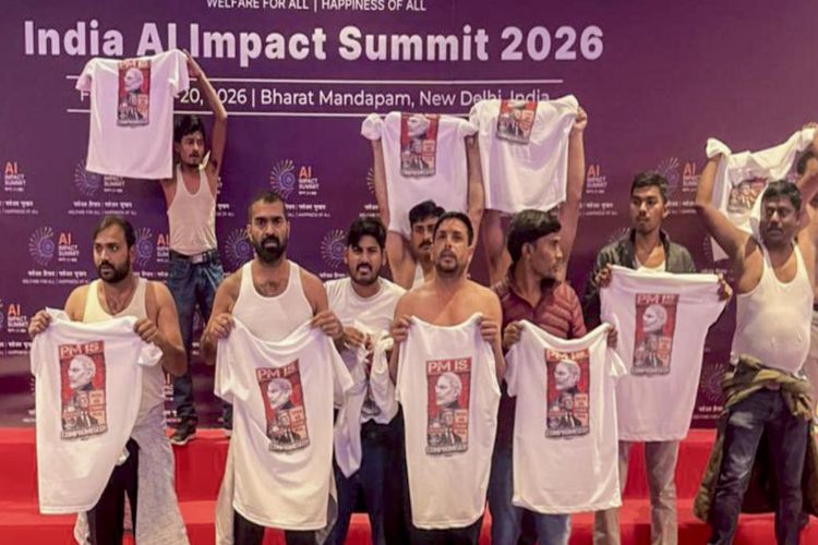 Protests at AI summit a deliberate conspiracy against India: Rijiju targets Congress