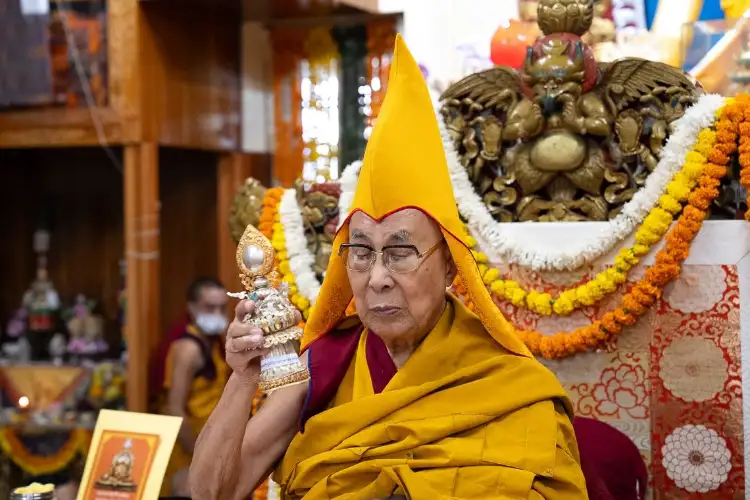 HP: Dalai Lama attends 'Long Life Prayer' offered to him by ex-Tibetan political prisoners in Dharamsala