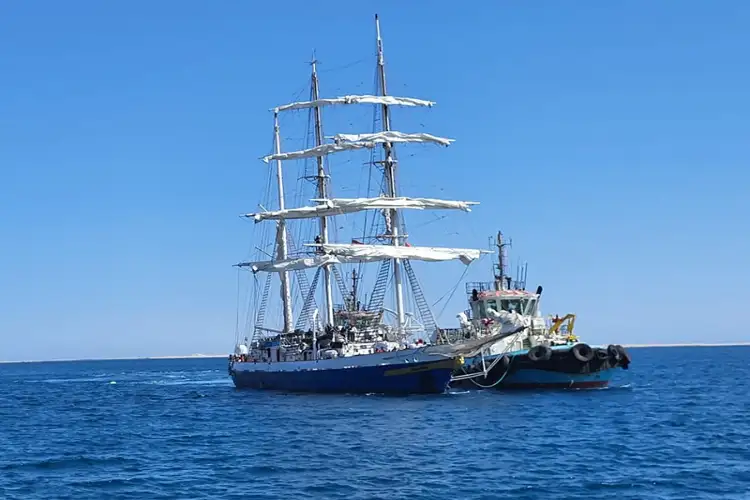 Under Lokayan-26, INS Sudarshini departs from Safaga Egypt