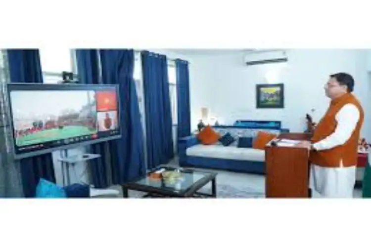 CM Pushkar Singh Dhami virtually inaugurates Khadi Holi festival in Champawat