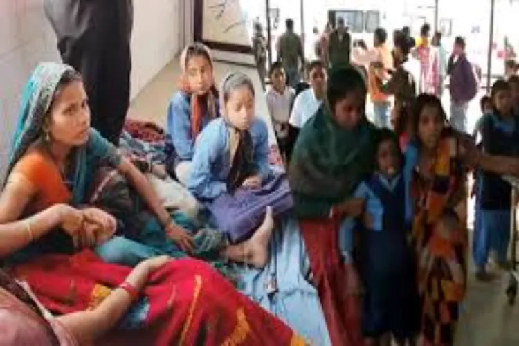 Students fell ill during the filariasis eradication campaign in Bihar, the health department clarified.