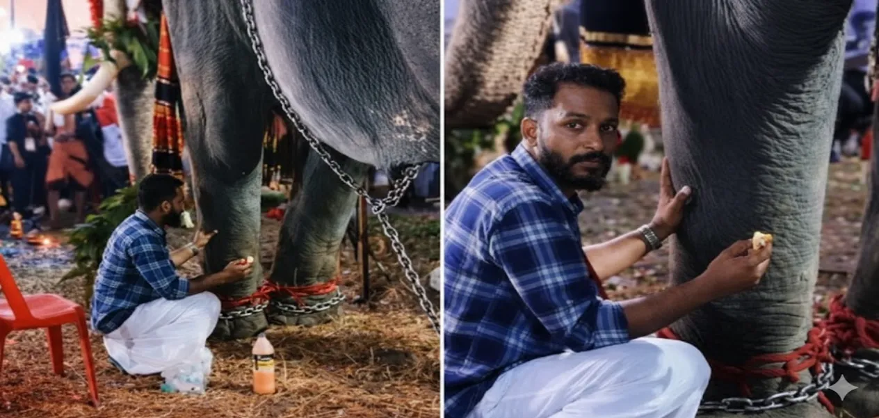 Real Kerala Story: Muslim mahout breaks his fast with temple food