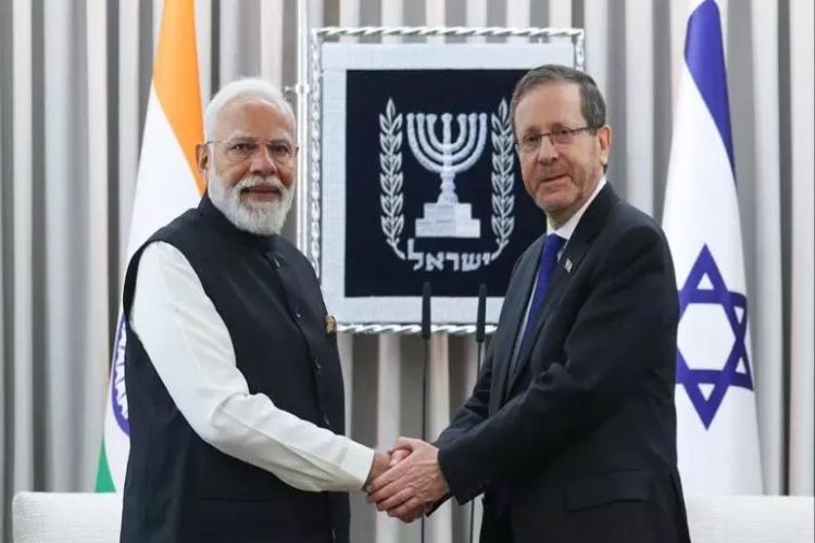 Prime Minister Modi meets Israeli President Herzog