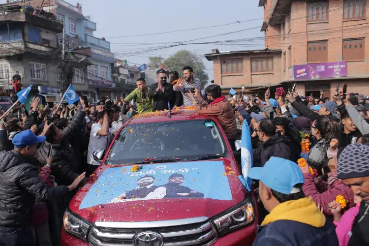 Balen Shah, former rapper and mayor, vying for PM, launches campaign in Kathmandu as election draws close