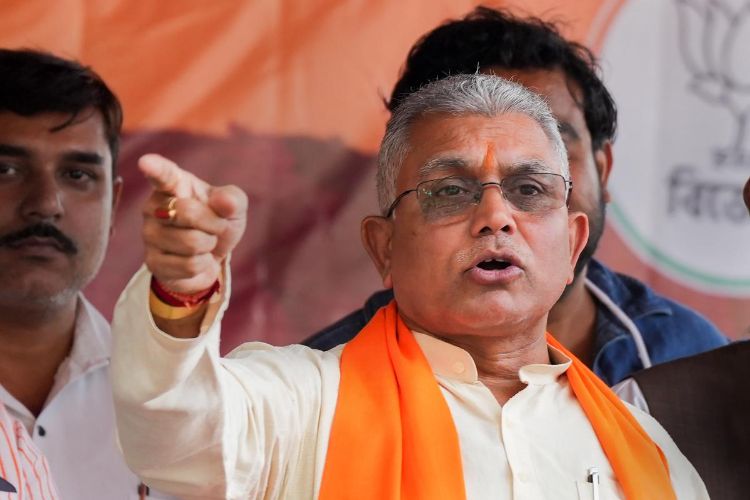 Former DGP rewarded for 'supporting Mamata in crisis' by making him Rajya Sabha candidate: Dilip Ghosh