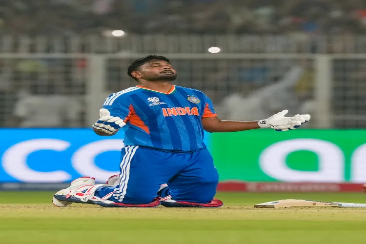 Sanju Samson's crucial knock puts India in the semi-finals, defeating West Indies by 5 wickets