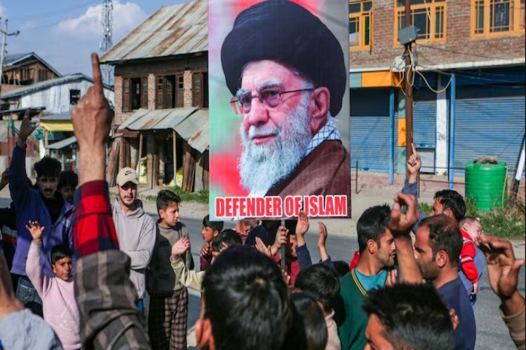 Restrictions imposed in parts of Kashmir following protests against Khamenei's death