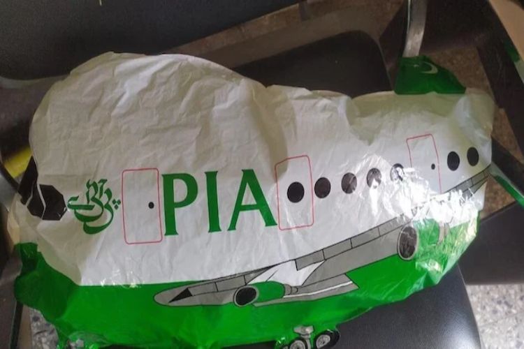 Aircraft-shaped balloon found in Rajouri, with 'PIA' written in Urdu