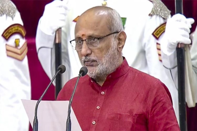 Vice President Radhakrishnan unveiled drone to tranquilize elephants