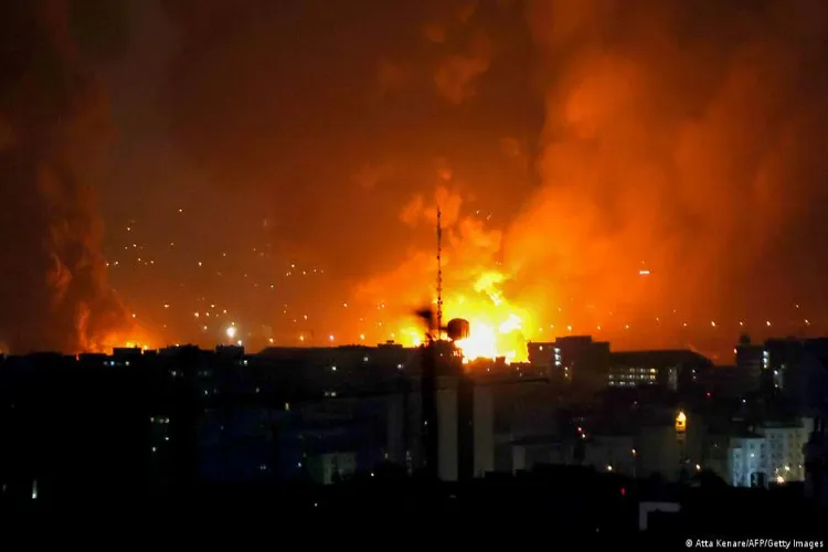 Tehran's Mehrabad airport engulfed in flames, deadly attack between Israel and Iran