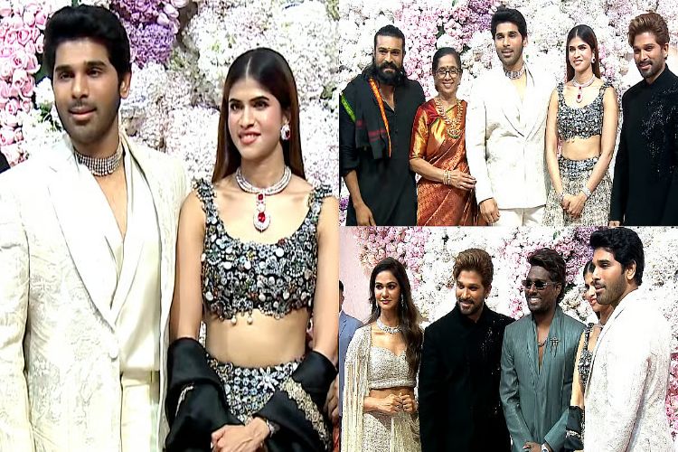 Telugu actor Allu Sirish marries Nayanika in Hyderabad