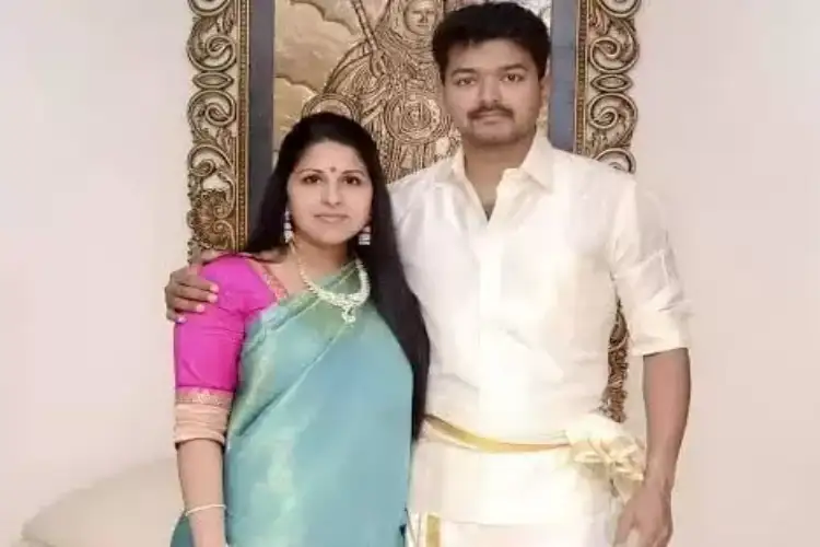Actor Vijay's wife Sangeetha moves court for separation; hearing on April 20