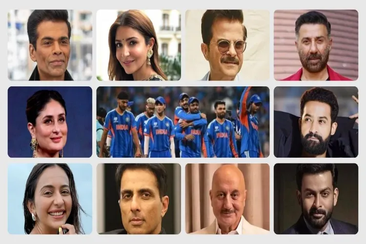 Celebrations in the film industry on Team India's victory