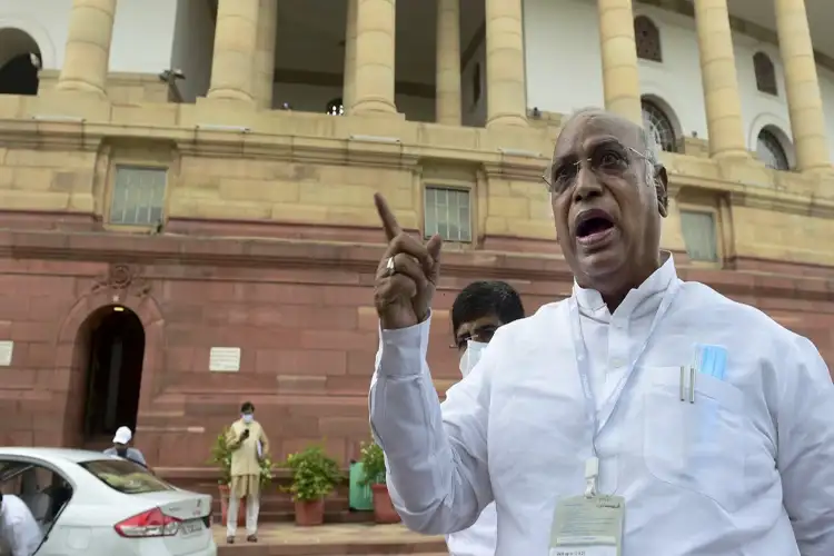 Parliament Session: Rajya Sabha LoP Mallikarjun Kharge submits notice to seek discussion on India's energy security