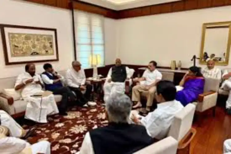 INDIA bloc leaders discuss floor strategy for second phase of Budget Session