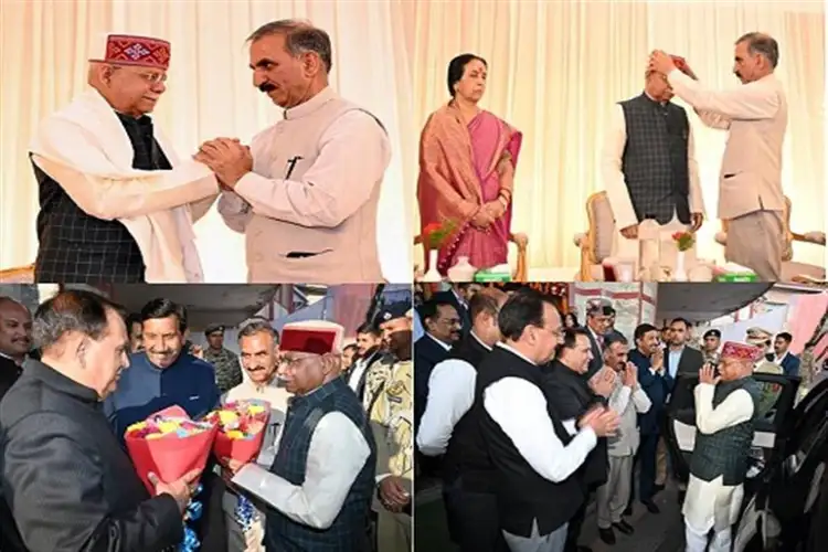 HP govt hosts farewell for outgoing Governor Shiv Pratap Shukla, CM Sukhu praises his active role in state affairs