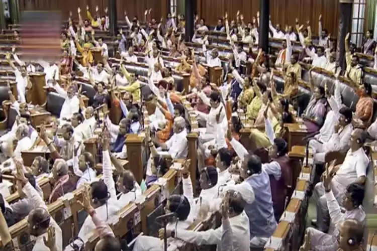 Opposition MPs walked out of RS due to PM Modi govt's 